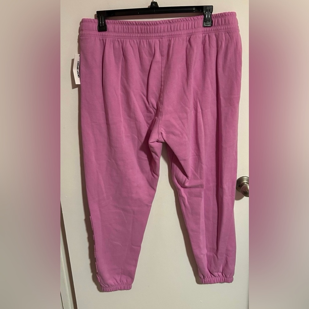 NWT DKNY Sport Plush Velvet Embroidery Logo Jogger with Pockets - Picture 10 of 10
